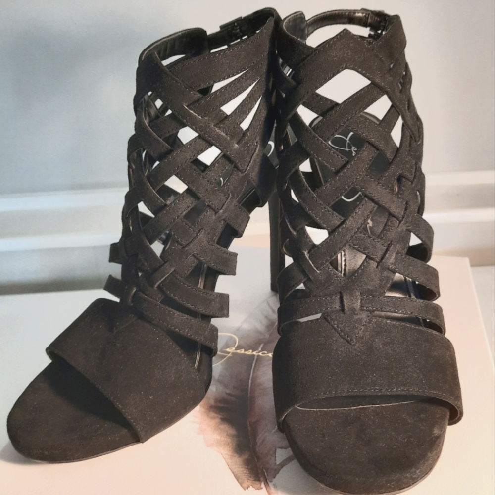 Jessica Simpson Relora Black Size 9 Heels